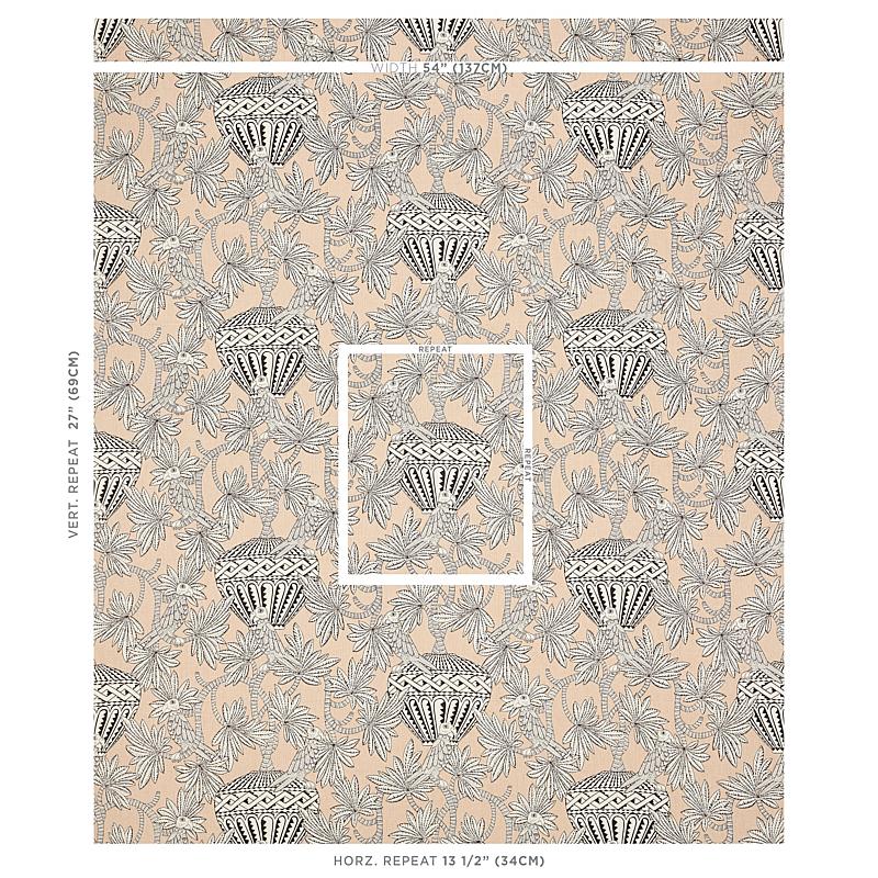 Schumacher Santarem Neutral Fabric