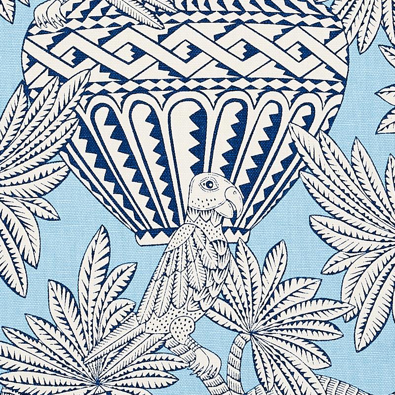 Schumacher Santarem Sky Fabric