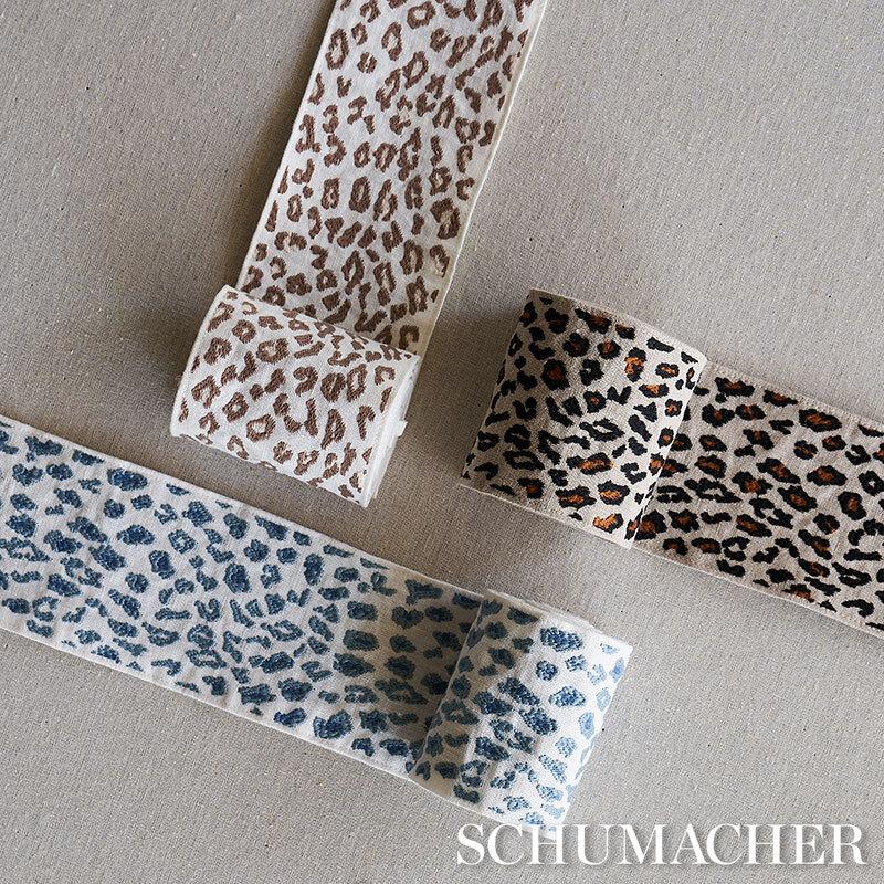 Schumacher Safari Black & Caramel Trim