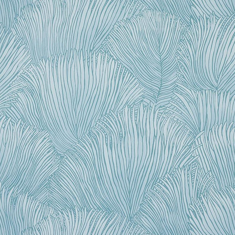 Schumacher Fondale Aqua Wallpaper