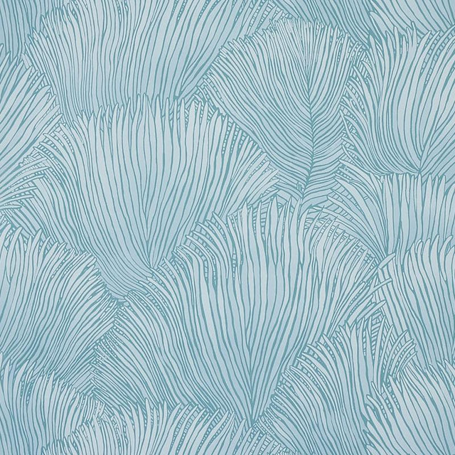 Schumacher Fondale Aqua Wallpaper