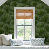Schumacher Fondale Green Wallpaper