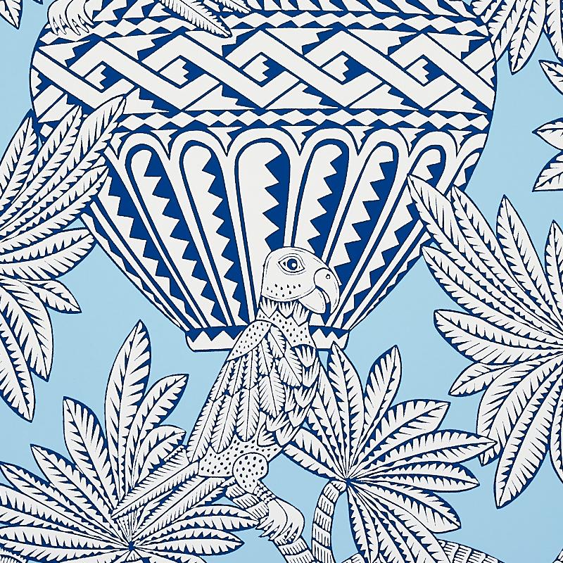 Schumacher Santarem Sky Wallpaper