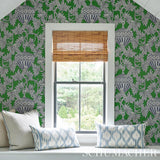 Schumacher Santarem Green Wallpaper
