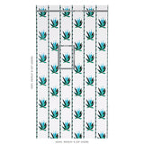 Schumacher Agave Stripe Lanai Wallpaper