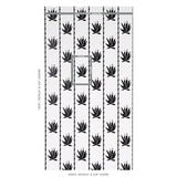 Schumacher Agave Stripe Parchment Wallpaper