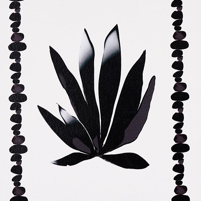 Schumacher Agave Stripe Parchment Wallpaper