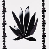 Schumacher Agave Stripe Parchment Wallpaper