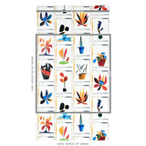 Schumacher Botanicals Spectrum Multi Wallpaper