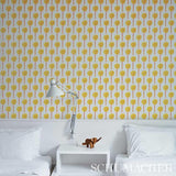 Schumacher Topiary Marigold Wallpaper