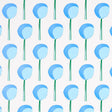 Schumacher Topiary Bluebell Wallpaper