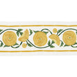 Schumacher Saranda Flower Embroidery Tape Marigold Trim
