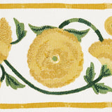 Schumacher Saranda Flower Embroidery Tape Marigold Trim