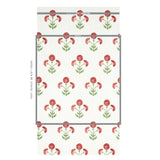 Schumacher Saranda Flower Cardinal Wallpaper