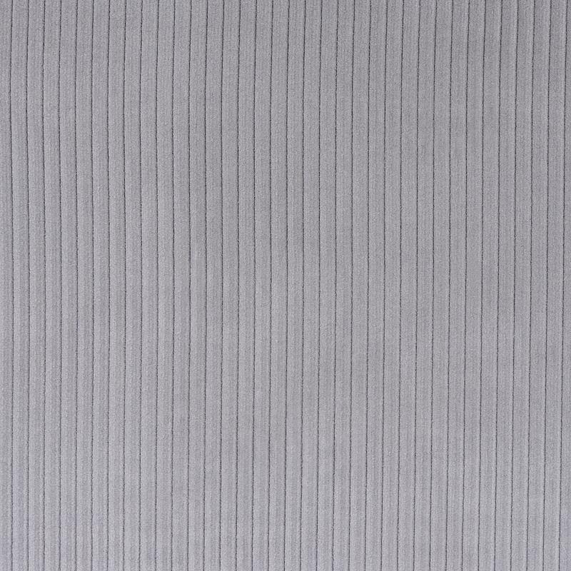Schumacher Wyatt Corduroy Steel Grey Fabric