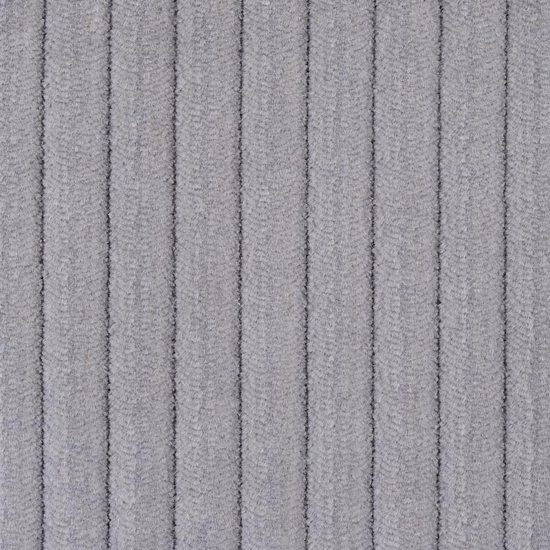 Schumacher Wyatt Corduroy Steel Grey Fabric