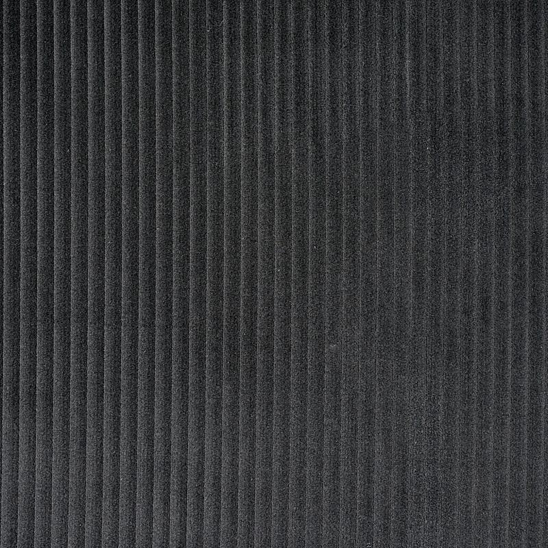 Schumacher Wyatt Corduroy Elephant Grey Fabric