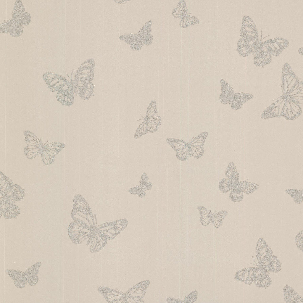 Brewster Home Fashions Café Butterfly Pearl Wallpaper