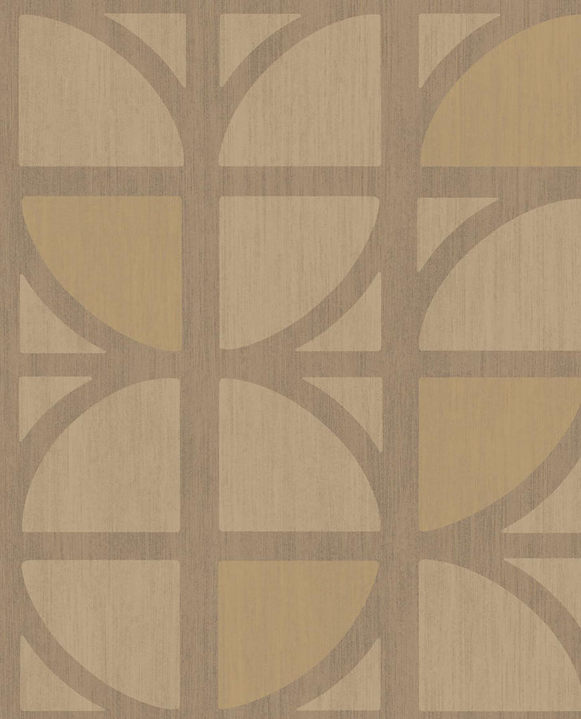 Brewster Home Fashions Tulip Gold Geometric Trellis Wallpaper