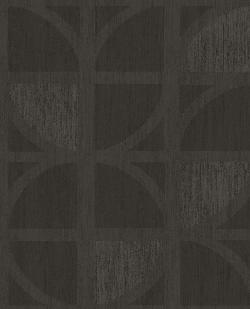 Brewster Home Fashions Tulip Geometric Trellis Chocolate Wallpaper
