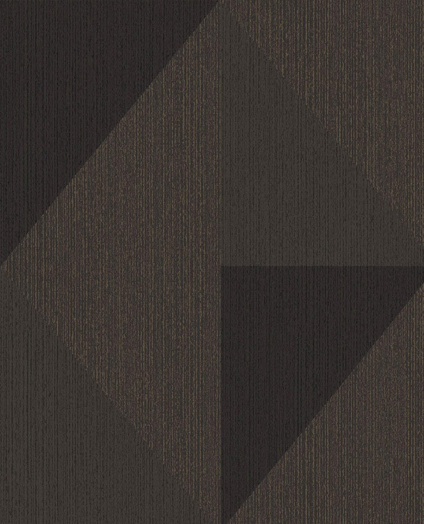 Brewster Home Fashions Diamond Bronze Tri-Tone Geometric Wallpaper