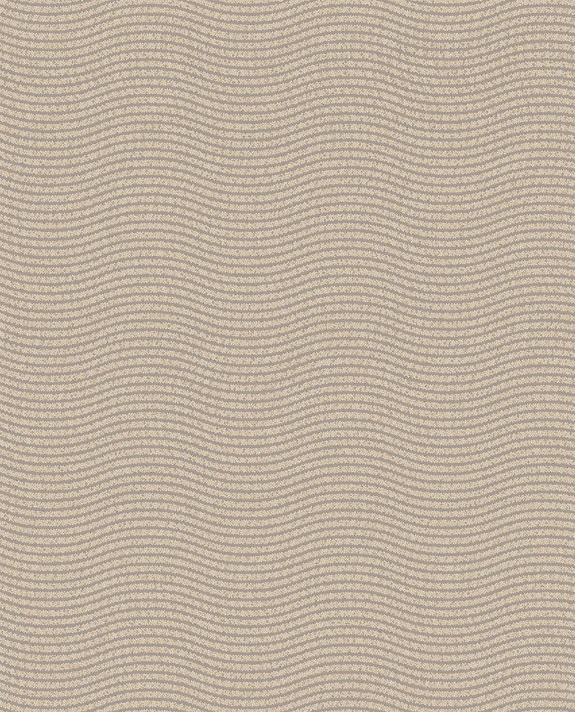 Brewster Home Fashions Curves Bronze Glittering Waves Wallpaper