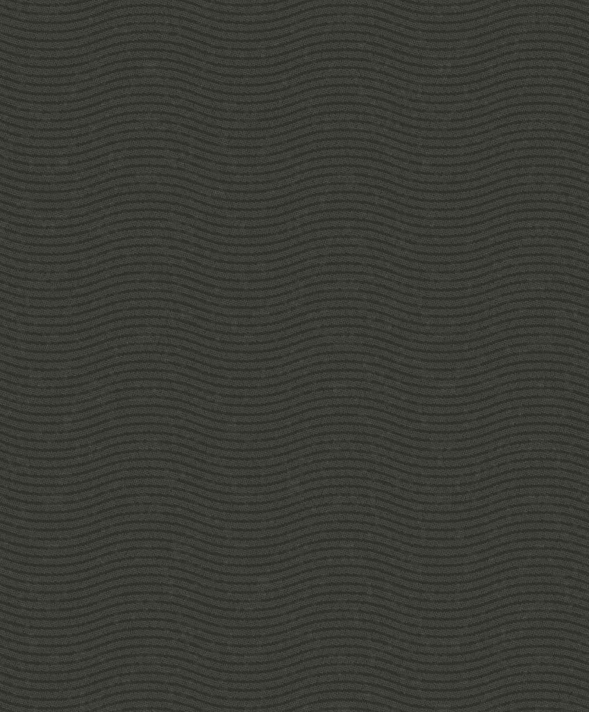 Brewster Home Fashions Curves Black Glittering Waves Wallpaper
