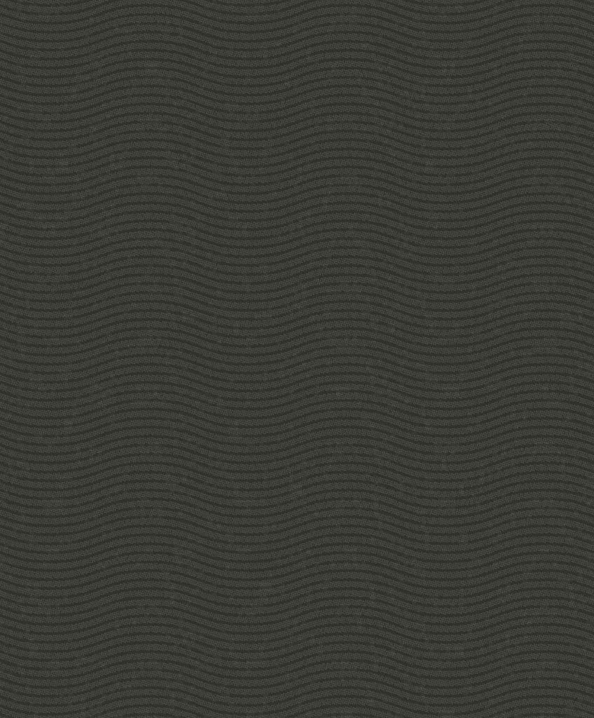 Brewster Home Fashions Curves Glittering Waves Black Wallpaper