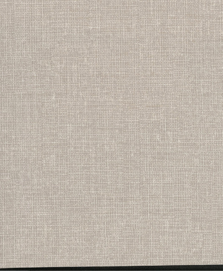 Brewster Home Fashions Arya Fabric Texture Grey Wallpaper