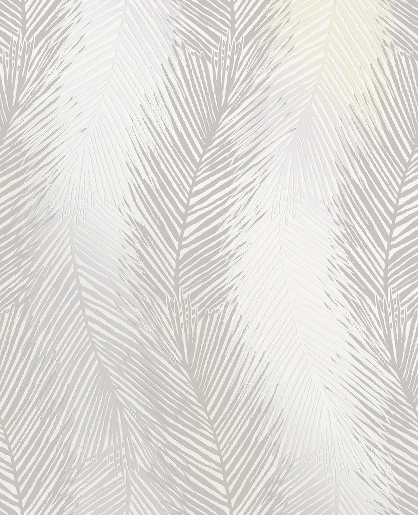 Brewster Home Fashions Wheaton Silver Leaf Wave Wallpaper