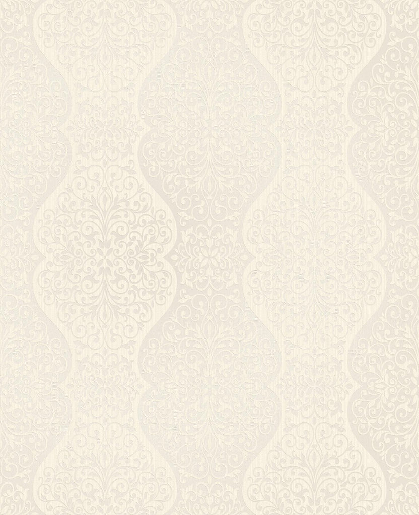 Brewster Home Fashions Cadence Beige Scroll Stone Wallpaper