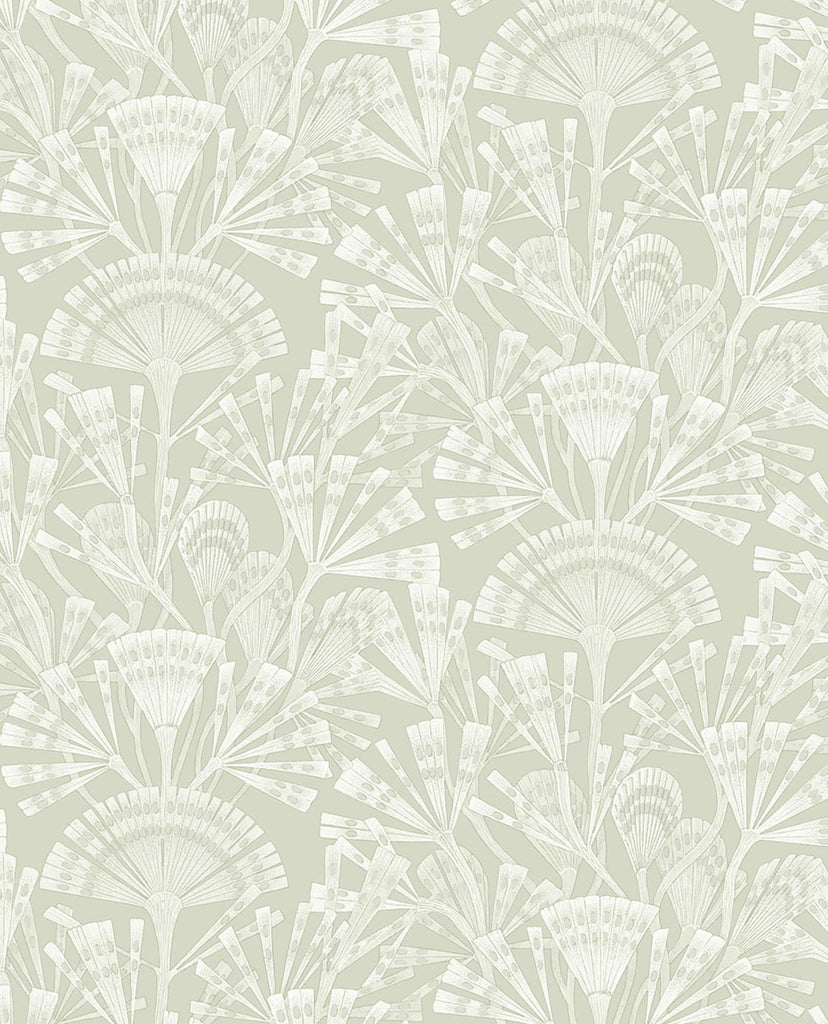 Brewster Home Fashions Zorah Mint Botanical Wallpaper