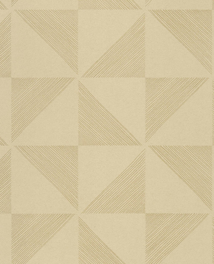 Brewster Home Fashions Mont Gold Geometric Wallpaper