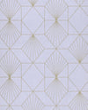 Brewster Home Fashions Halcyon Lilac Geometric Wallpaper