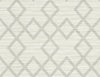 Brewster Home Fashions Vana Light Grey Woven Diamond Wallpaper