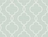 Brewster Home Fashions Malo Sisal Ogee Aqua Wallpaper