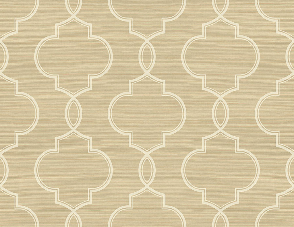 Brewster Home Fashions Malo Wheat Sisal Ogee Wallpaper