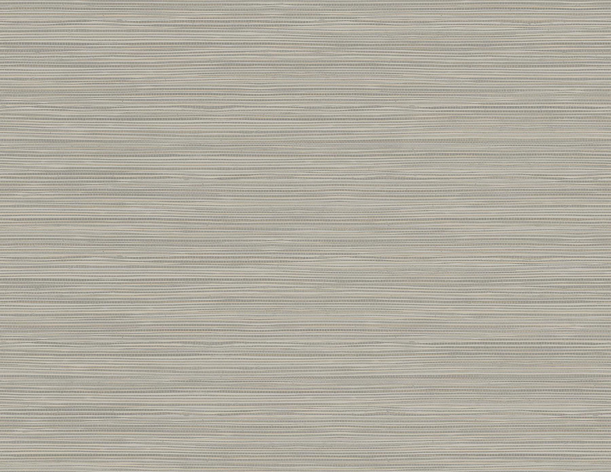 Brewster Home Fashions Bondi Grey Grasscloth Texture Wallpaper