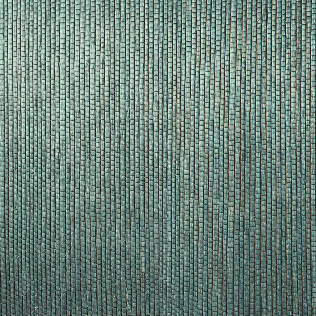 Brewster Home Fashions Thanos Teal Grasscloth Wallpaper