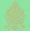 Brewster Home Fashions Till Turquoise President Damask Wallpaper