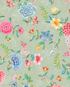 Brewster Home Fashions Good Evening Moss Floral Garden Wallpaper