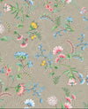 Brewster Home Fashions La Majorelle Khaki Ornate Floral Wallpaper