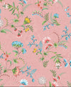 Brewster Home Fashions La Majorelle Pink Ornate Floral Wallpaper