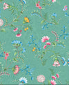 Brewster Home Fashions La Majorelle Green Ornate Floral Wallpaper