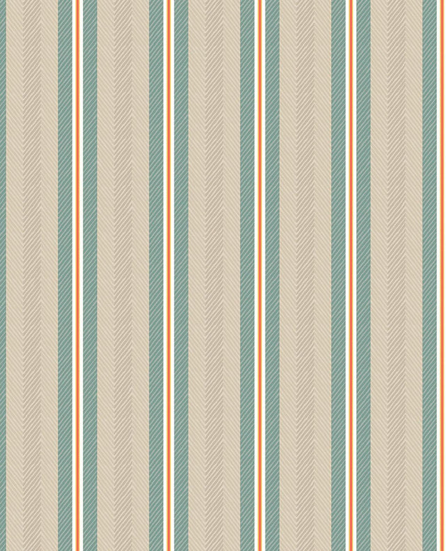 Brewster Home Fashions Cato Turquoise Blurred Lines Wallpaper