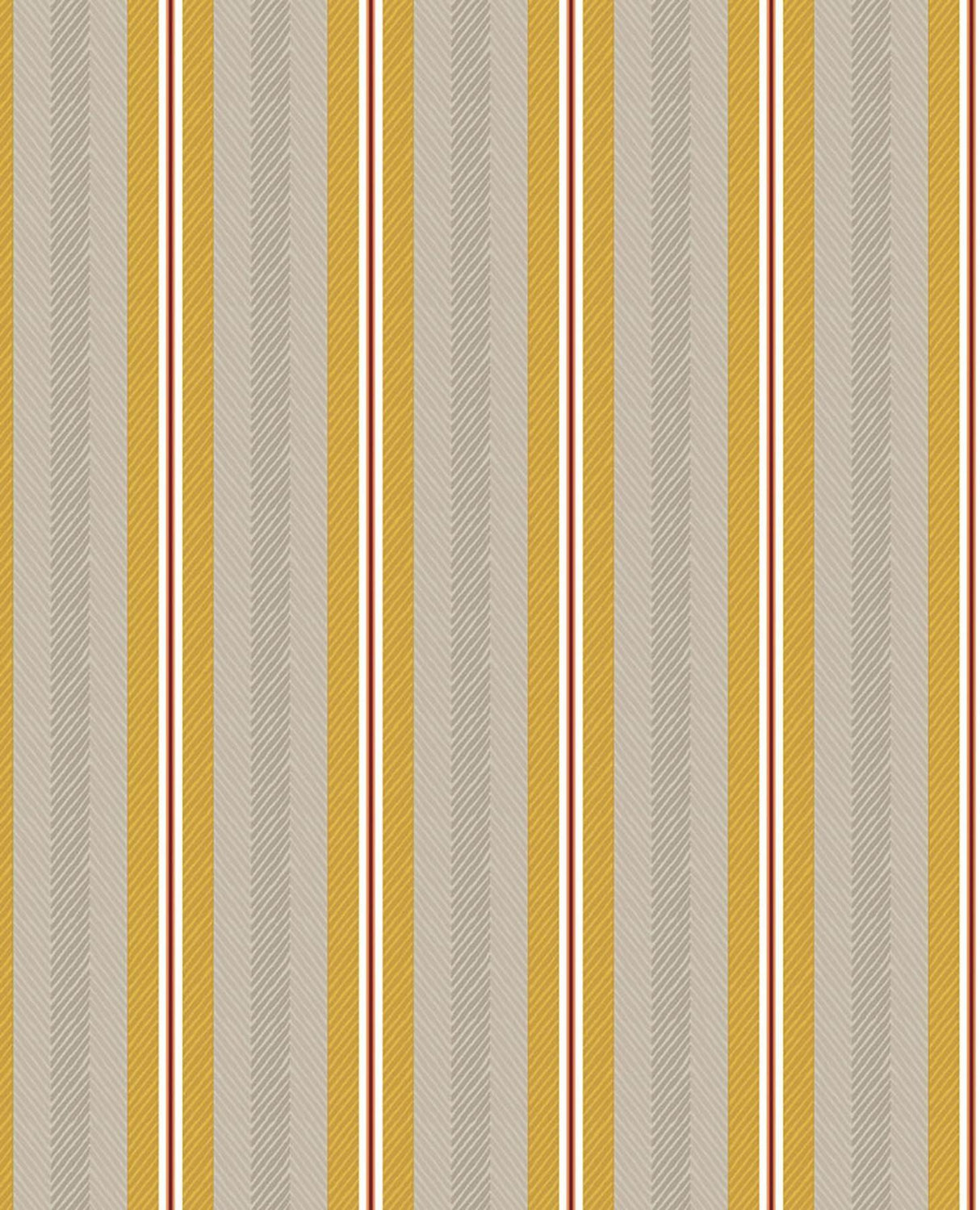 Brewster Home Fashions Cato Mustard Blurred Lines Wallpaper