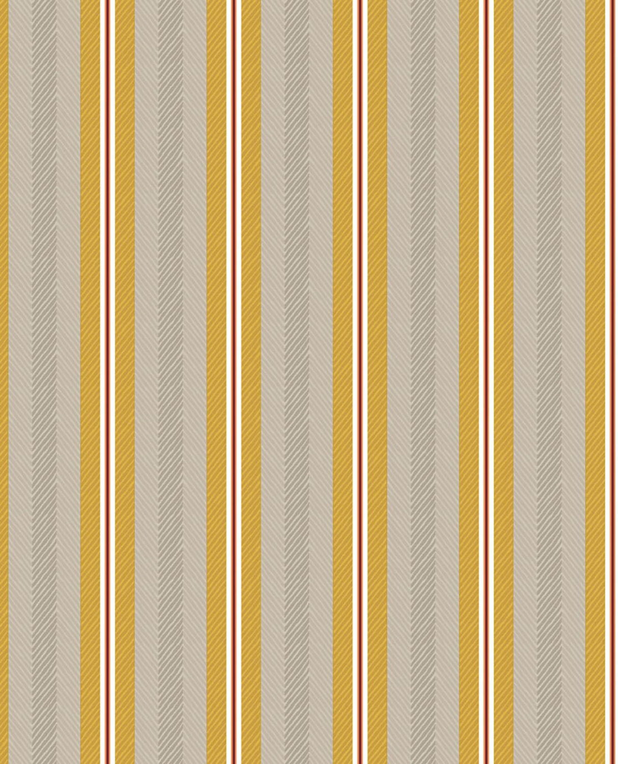 Brewster Home Fashions Cato Blurred Lines Mustard Wallpaper