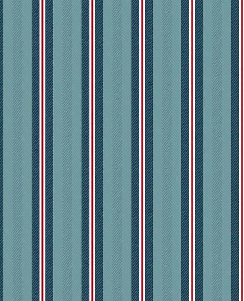 Brewster Home Fashions Cato Blurred Lines Teal Wallpaper