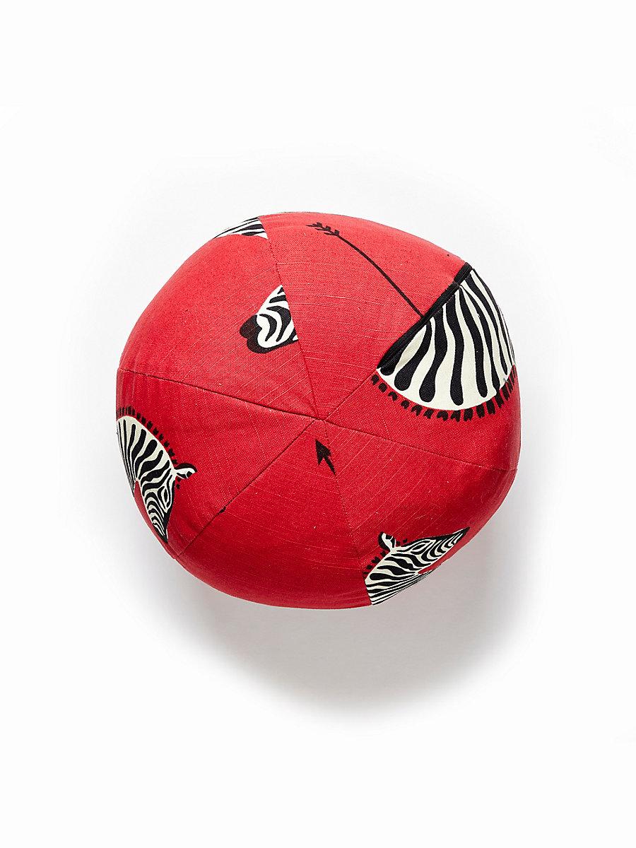 Scalamandre Zebras 12 Dia - Masai Red Decorative Pillow
