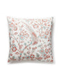 Scalamandre Anissa Print 22 X 22 - Coral Spice Decorative Pillow